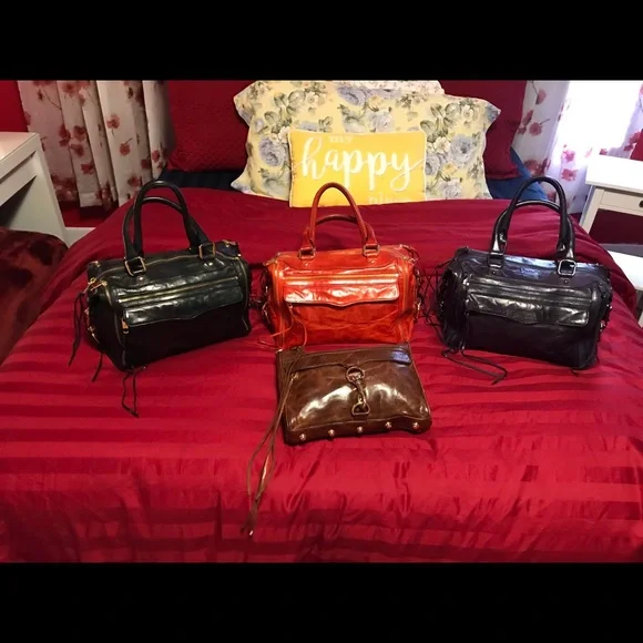 Rebecca Minkoff Purple Haze Zip MAM Morning After Mini Bag Handbag SUPER RARE - Picture 2 of 5